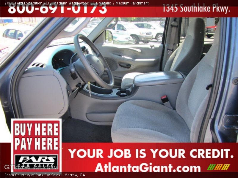 Medium Wedgewood Blue Metallic / Medium Parchment 2001 Ford Expedition XLT