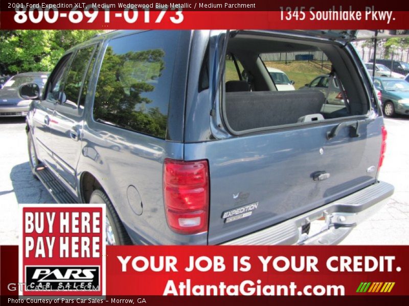 Medium Wedgewood Blue Metallic / Medium Parchment 2001 Ford Expedition XLT