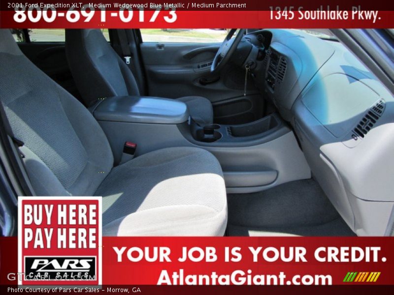 Medium Wedgewood Blue Metallic / Medium Parchment 2001 Ford Expedition XLT