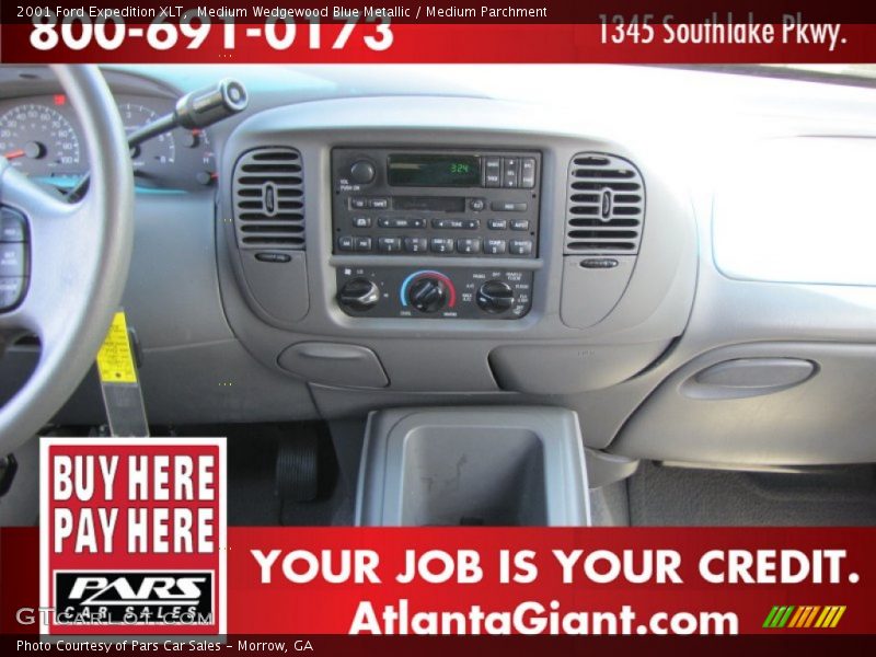 Medium Wedgewood Blue Metallic / Medium Parchment 2001 Ford Expedition XLT