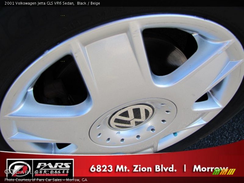 Black / Beige 2001 Volkswagen Jetta GLS VR6 Sedan