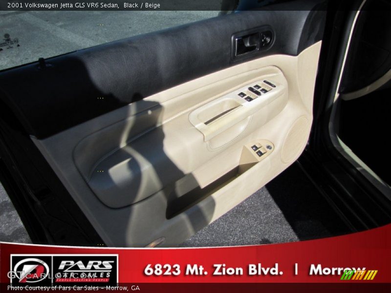 Black / Beige 2001 Volkswagen Jetta GLS VR6 Sedan