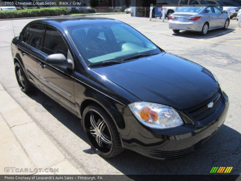 Black / Gray 2005 Chevrolet Cobalt Sedan