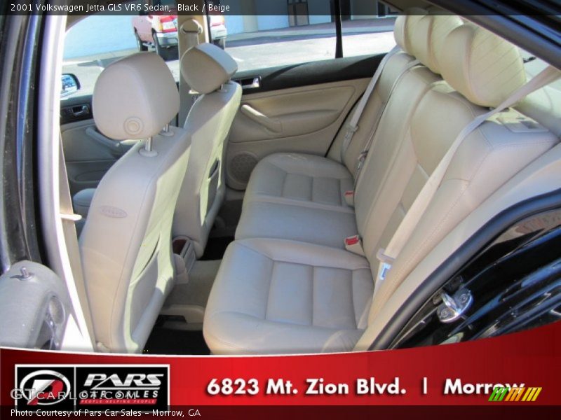 Black / Beige 2001 Volkswagen Jetta GLS VR6 Sedan