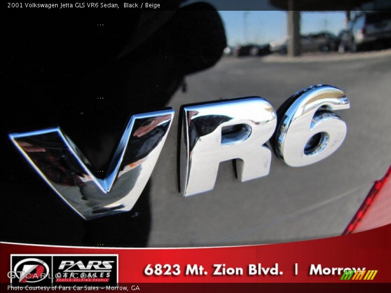 Black / Beige 2001 Volkswagen Jetta GLS VR6 Sedan