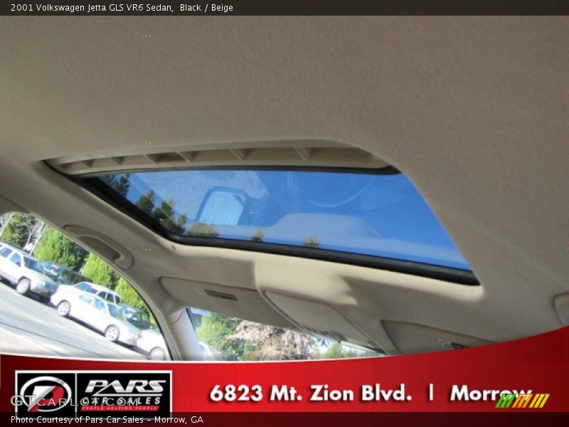 Black / Beige 2001 Volkswagen Jetta GLS VR6 Sedan