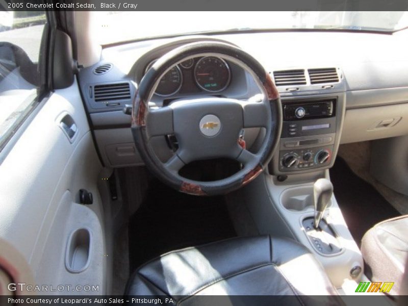 Black / Gray 2005 Chevrolet Cobalt Sedan