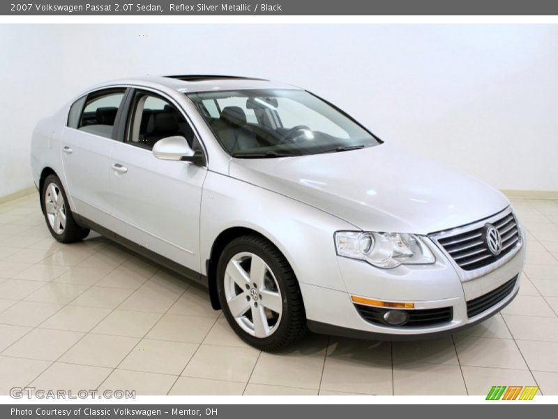 Reflex Silver Metallic / Black 2007 Volkswagen Passat 2.0T Sedan