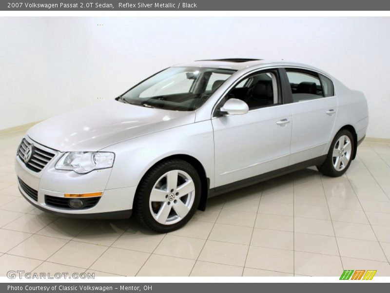 Reflex Silver Metallic / Black 2007 Volkswagen Passat 2.0T Sedan
