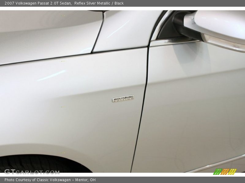 Reflex Silver Metallic / Black 2007 Volkswagen Passat 2.0T Sedan