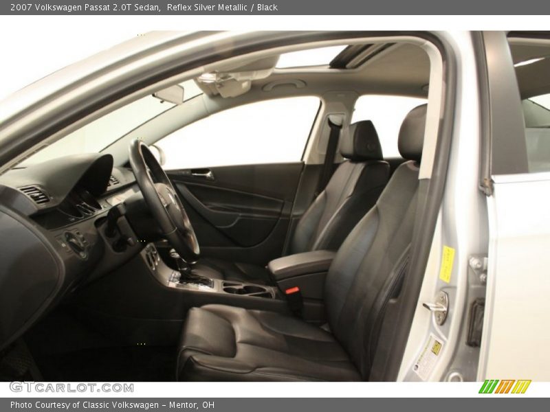 Reflex Silver Metallic / Black 2007 Volkswagen Passat 2.0T Sedan