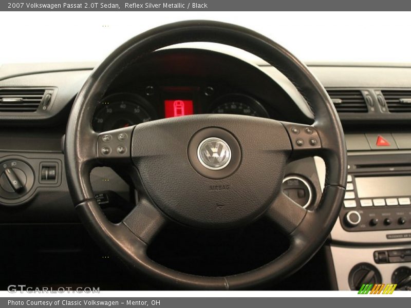 Reflex Silver Metallic / Black 2007 Volkswagen Passat 2.0T Sedan