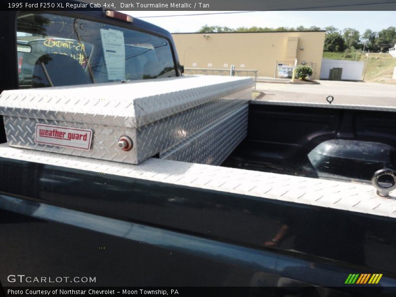 Dark Tourmaline Metallic / Tan 1995 Ford F250 XL Regular Cab 4x4