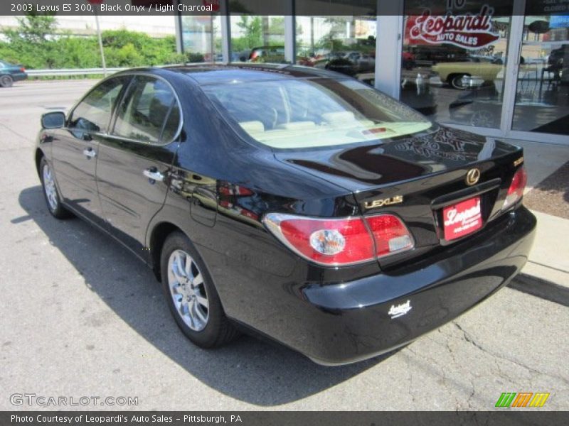 Black Onyx / Light Charcoal 2003 Lexus ES 300