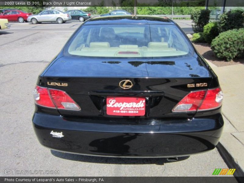 Black Onyx / Light Charcoal 2003 Lexus ES 300