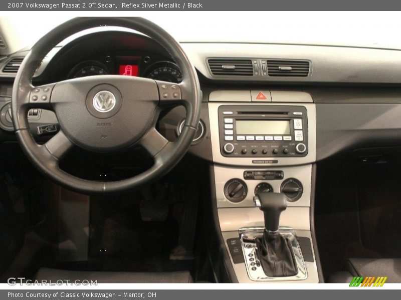 Reflex Silver Metallic / Black 2007 Volkswagen Passat 2.0T Sedan