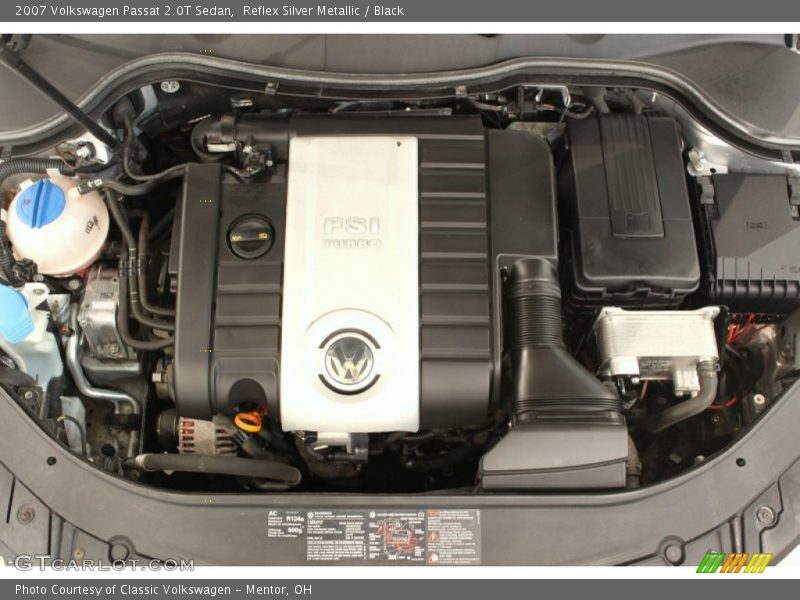 Reflex Silver Metallic / Black 2007 Volkswagen Passat 2.0T Sedan