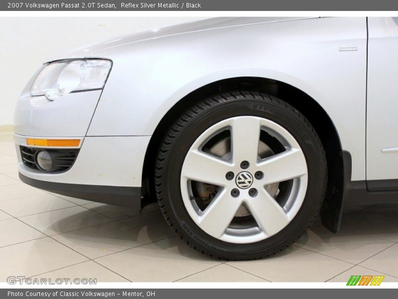 Reflex Silver Metallic / Black 2007 Volkswagen Passat 2.0T Sedan