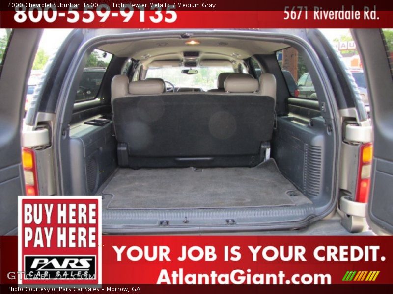 Light Pewter Metallic / Medium Gray 2000 Chevrolet Suburban 1500 LT