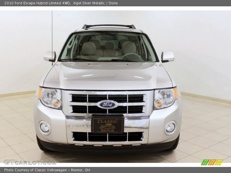 Ingot Silver Metallic / Stone 2010 Ford Escape Hybrid Limited 4WD