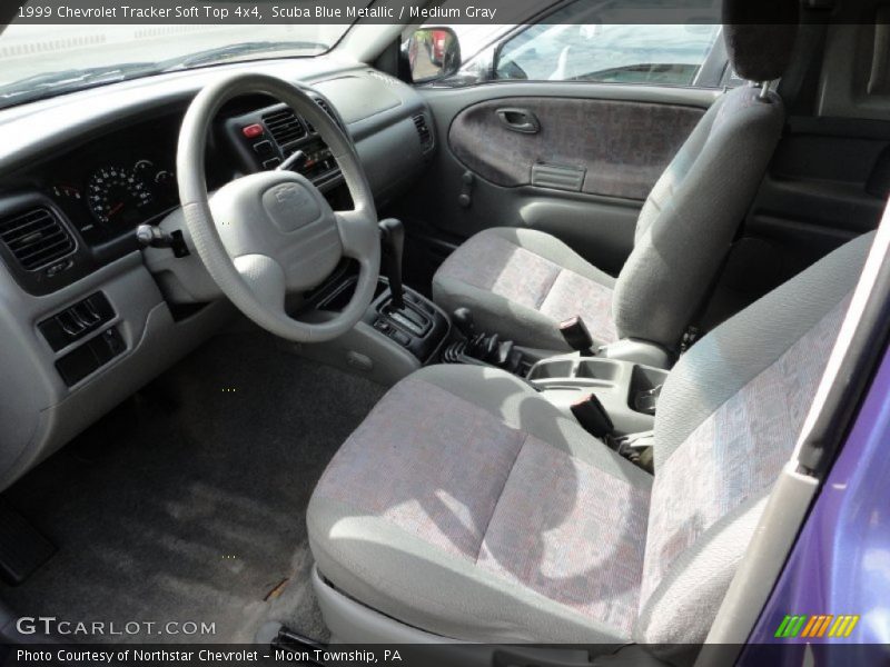  1999 Tracker Soft Top 4x4 Medium Gray Interior