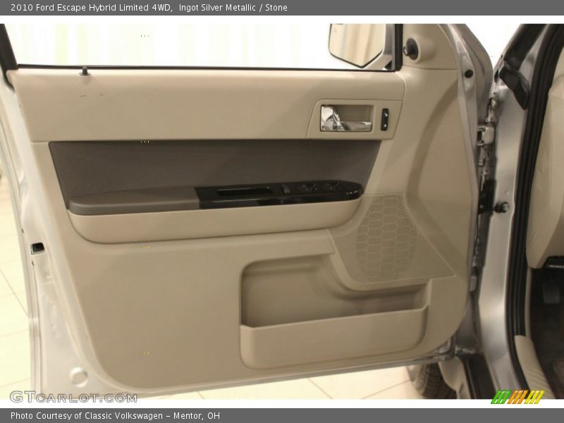 Ingot Silver Metallic / Stone 2010 Ford Escape Hybrid Limited 4WD