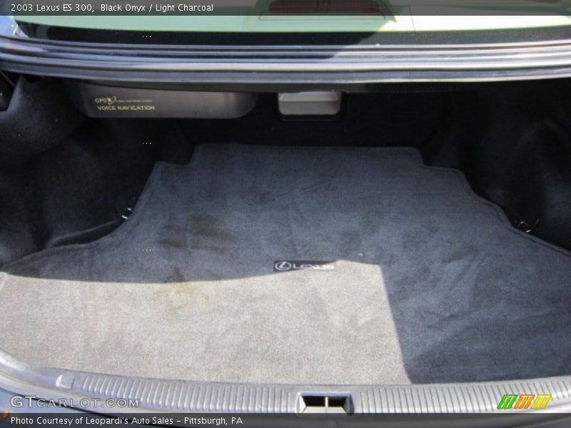 Black Onyx / Light Charcoal 2003 Lexus ES 300