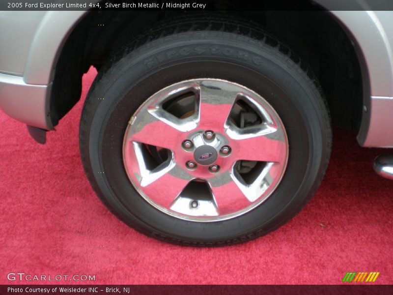 Silver Birch Metallic / Midnight Grey 2005 Ford Explorer Limited 4x4