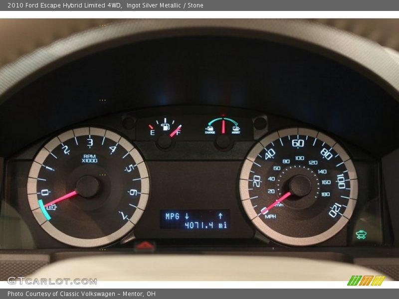  2010 Escape Hybrid Limited 4WD Hybrid Limited 4WD Gauges
