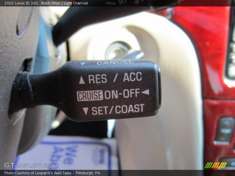 Black Onyx / Light Charcoal 2003 Lexus ES 300