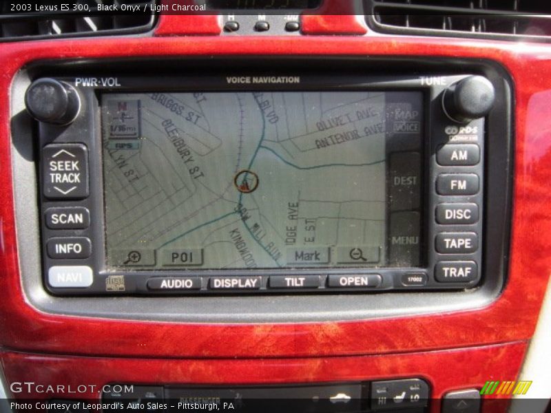 Black Onyx / Light Charcoal 2003 Lexus ES 300