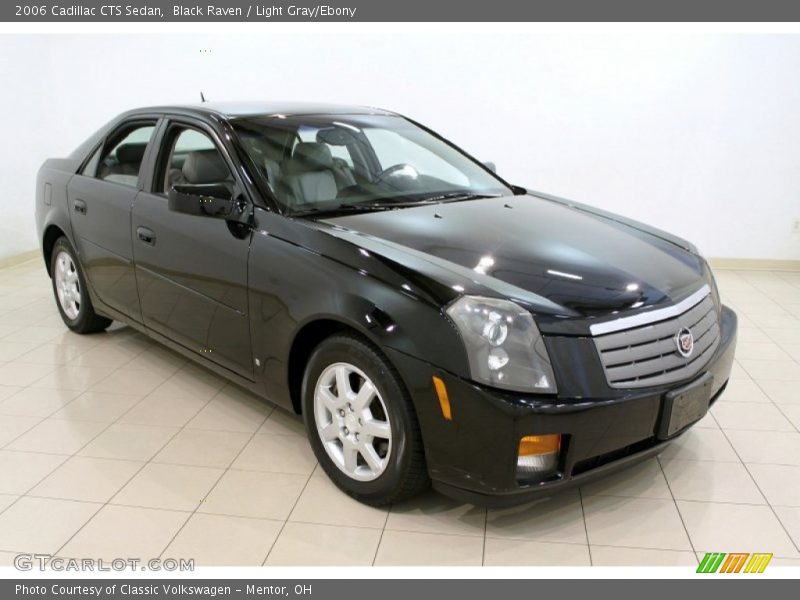 Black Raven / Light Gray/Ebony 2006 Cadillac CTS Sedan