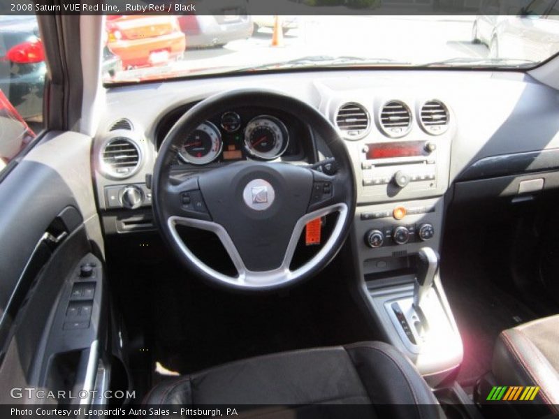 Ruby Red / Black 2008 Saturn VUE Red Line