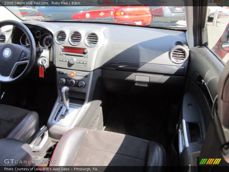 Ruby Red / Black 2008 Saturn VUE Red Line