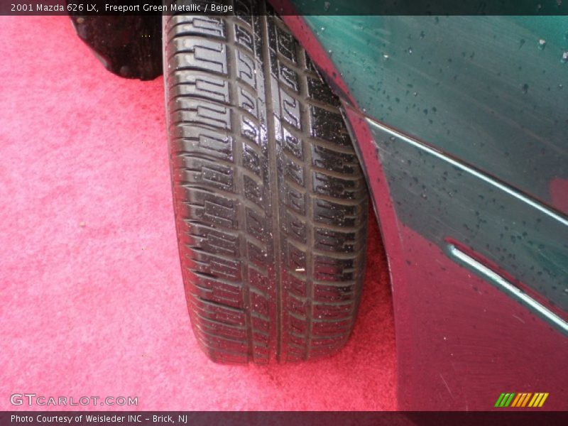 Freeport Green Metallic / Beige 2001 Mazda 626 LX
