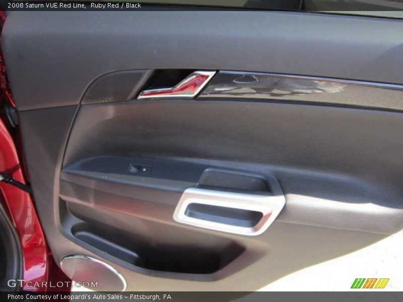 Ruby Red / Black 2008 Saturn VUE Red Line