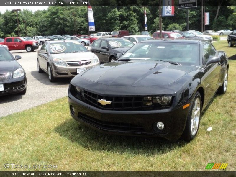 Black / Black 2011 Chevrolet Camaro LT Coupe
