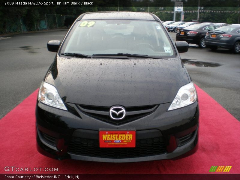 Brilliant Black / Black 2009 Mazda MAZDA5 Sport