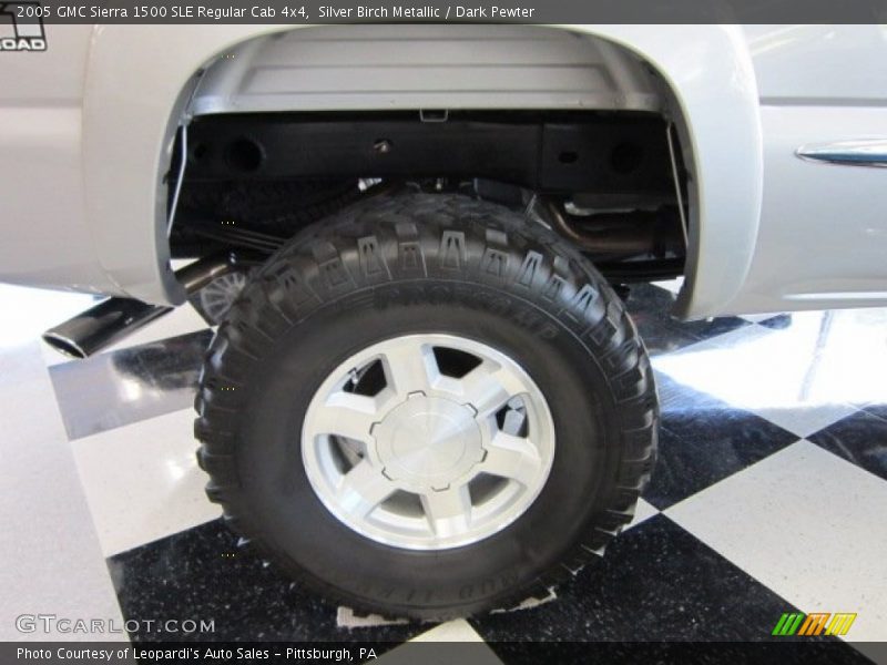 Silver Birch Metallic / Dark Pewter 2005 GMC Sierra 1500 SLE Regular Cab 4x4