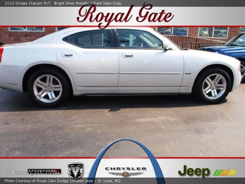 Bright Silver Metallic / Dark Slate Gray 2010 Dodge Charger R/T