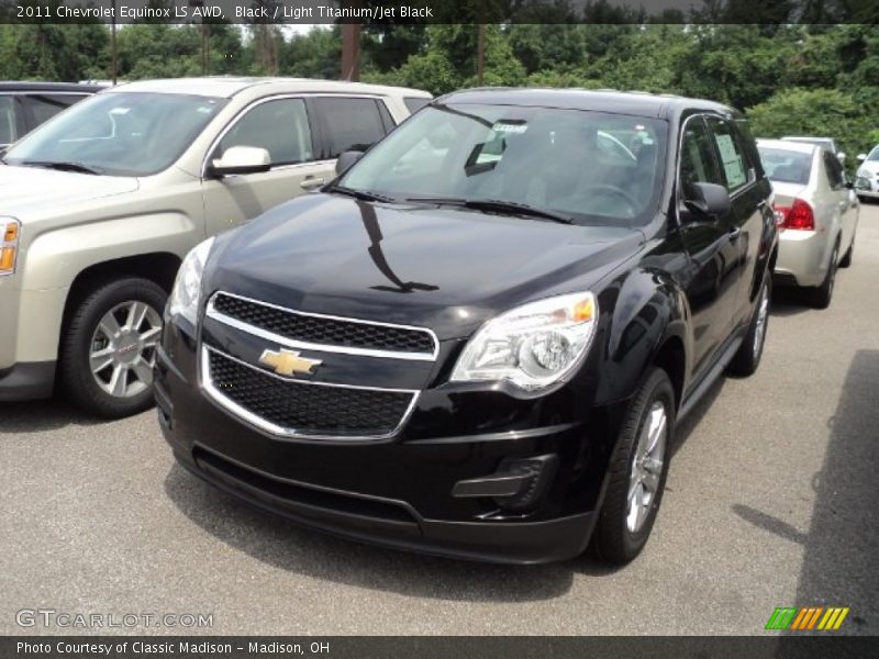 Black / Light Titanium/Jet Black 2011 Chevrolet Equinox LS AWD