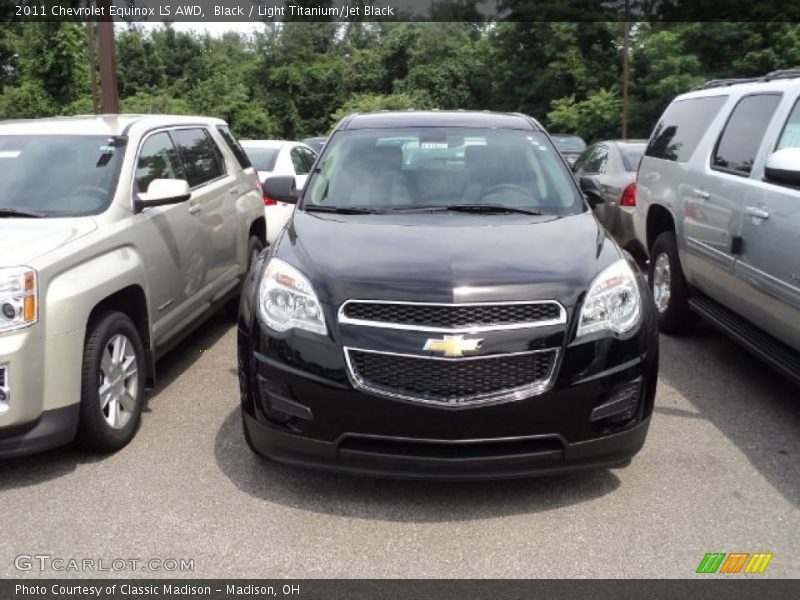 Black / Light Titanium/Jet Black 2011 Chevrolet Equinox LS AWD