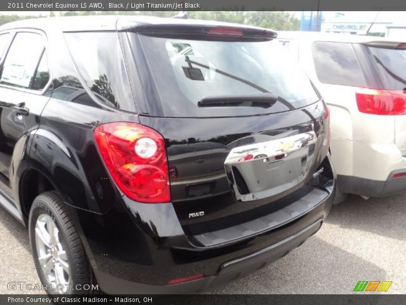 Black / Light Titanium/Jet Black 2011 Chevrolet Equinox LS AWD