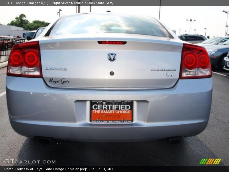 Bright Silver Metallic / Dark Slate Gray 2010 Dodge Charger R/T