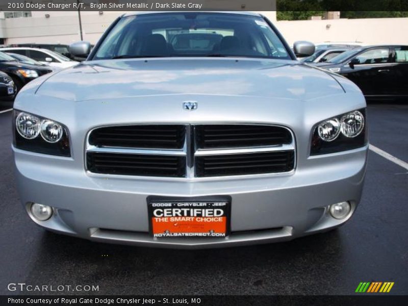 Bright Silver Metallic / Dark Slate Gray 2010 Dodge Charger R/T