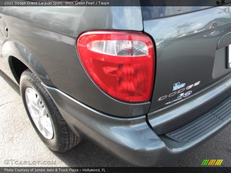 Onyx Green Pearl / Taupe 2002 Dodge Grand Caravan Sport