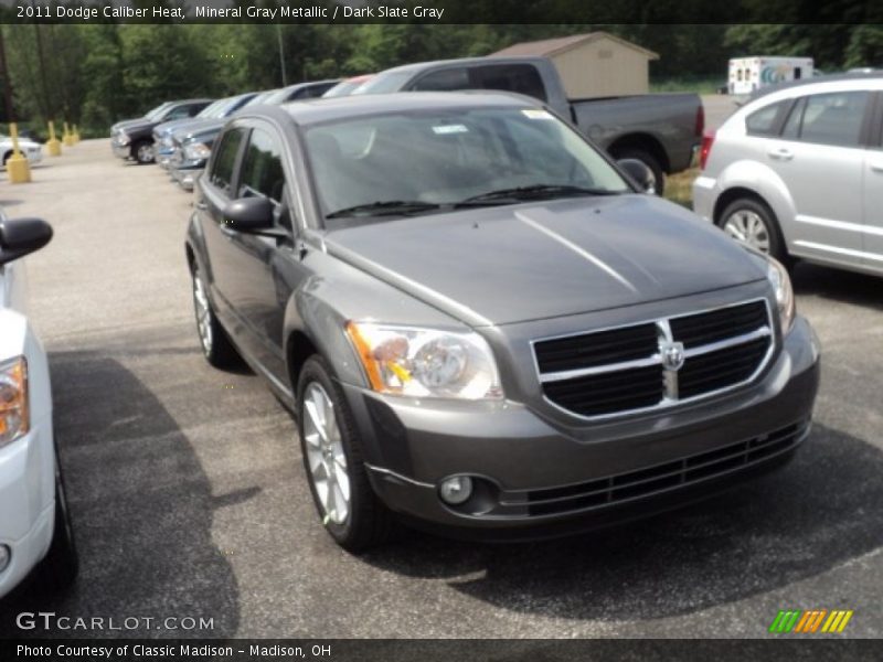 Mineral Gray Metallic / Dark Slate Gray 2011 Dodge Caliber Heat