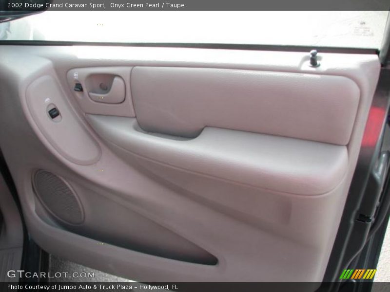 Onyx Green Pearl / Taupe 2002 Dodge Grand Caravan Sport