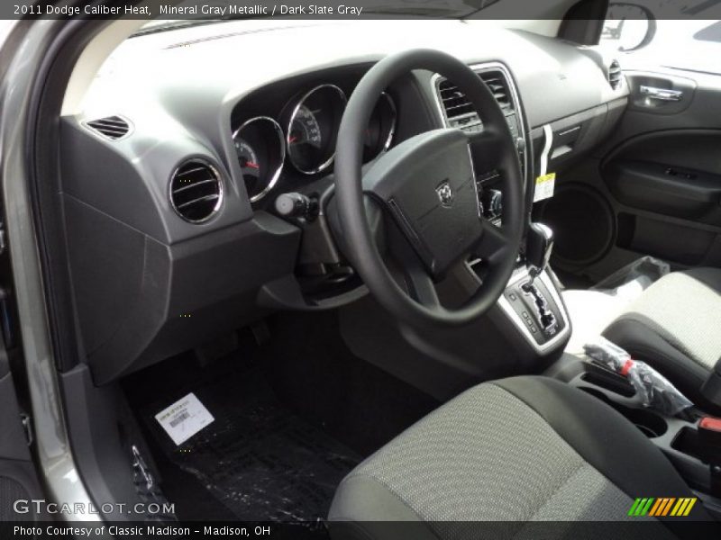 Mineral Gray Metallic / Dark Slate Gray 2011 Dodge Caliber Heat