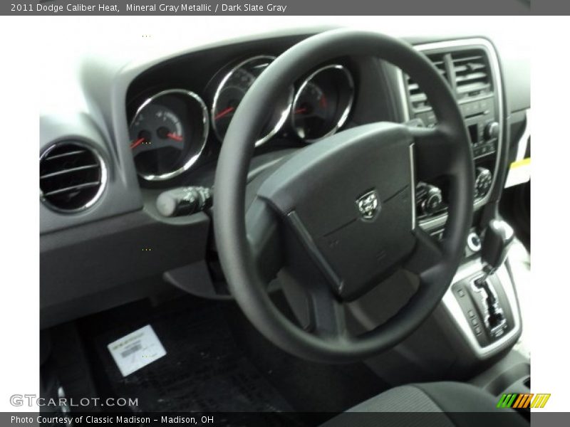 Mineral Gray Metallic / Dark Slate Gray 2011 Dodge Caliber Heat